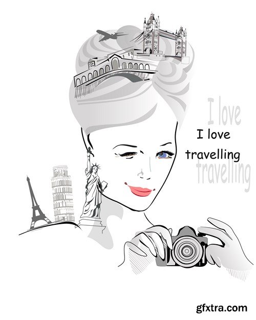 Female Fashion Collection, 25xEPS Female Fashion Collection, 25xEPS