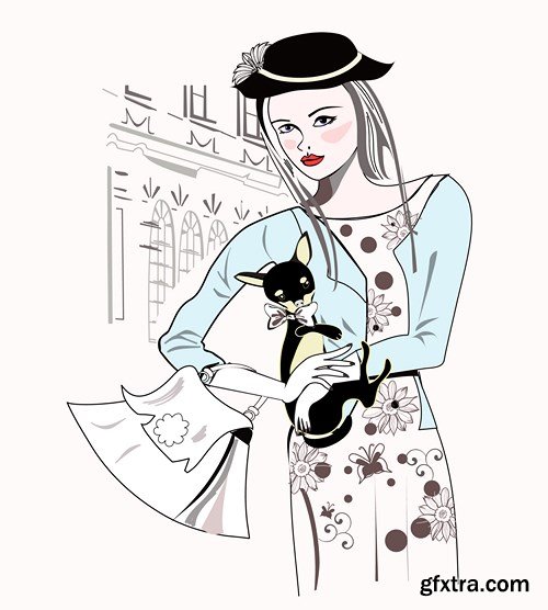 Female Fashion Collection, 25xEPS Female Fashion Collection, 25xEPS