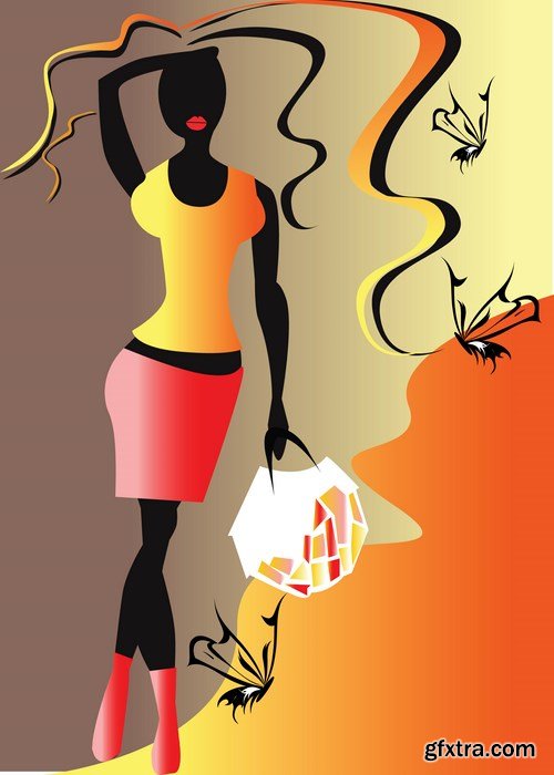 Female Fashion Collection, 25xEPS Female Fashion Collection, 25xEPS