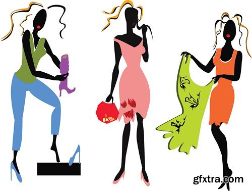 Female Fashion Collection, 25xEPS Female Fashion Collection, 25xEPS