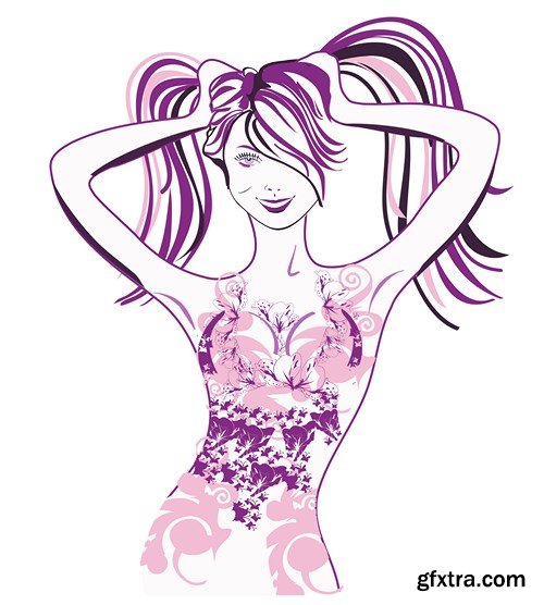 Female Fashion Collection, 25xEPS Female Fashion Collection, 25xEPS