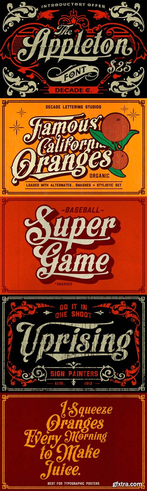 Appleton Font for $35 Appleton Font for $35