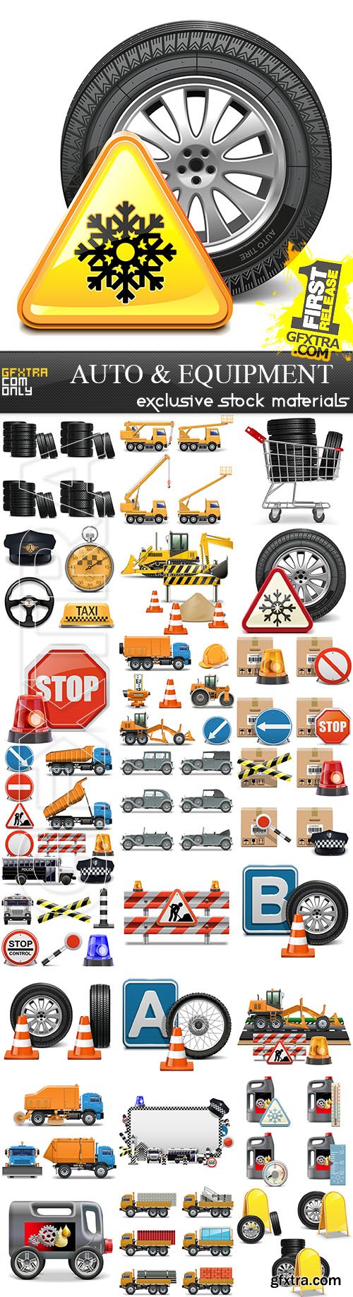 Auto and Equipment Collection #1, 25xEPS