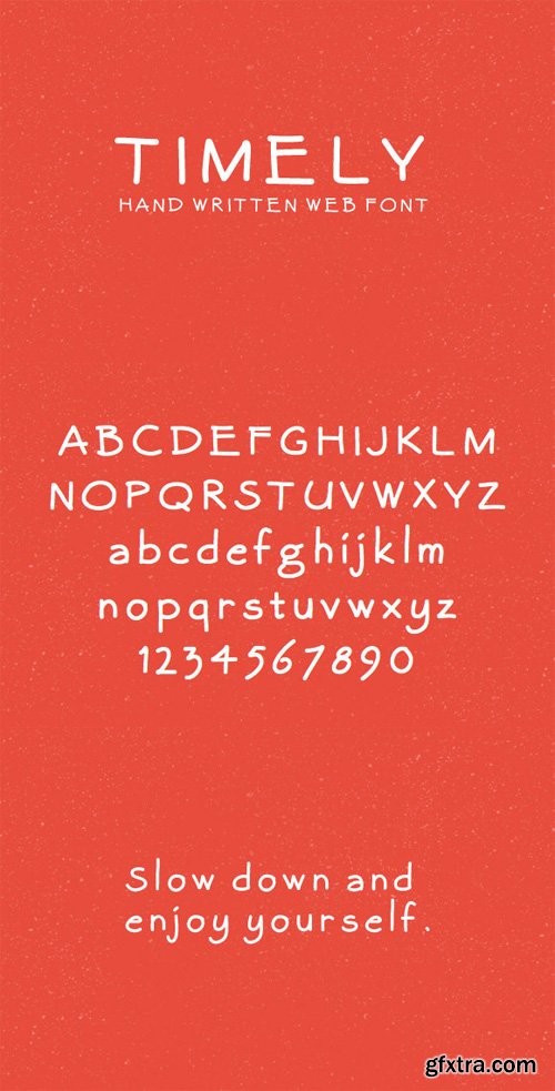 Timely – Hand Written Web Font