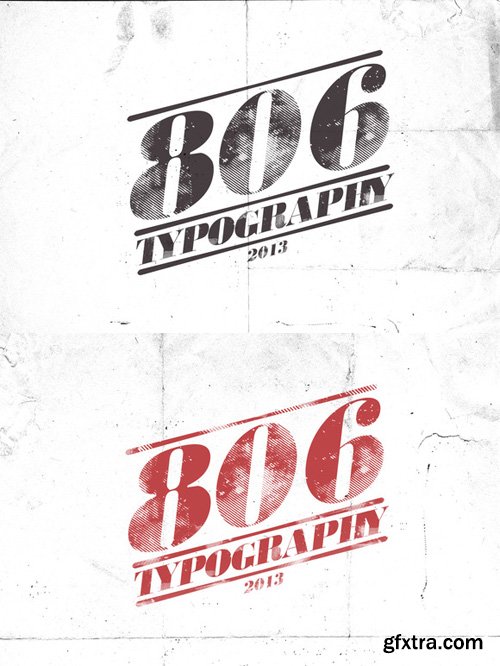 Font - 806 Typography