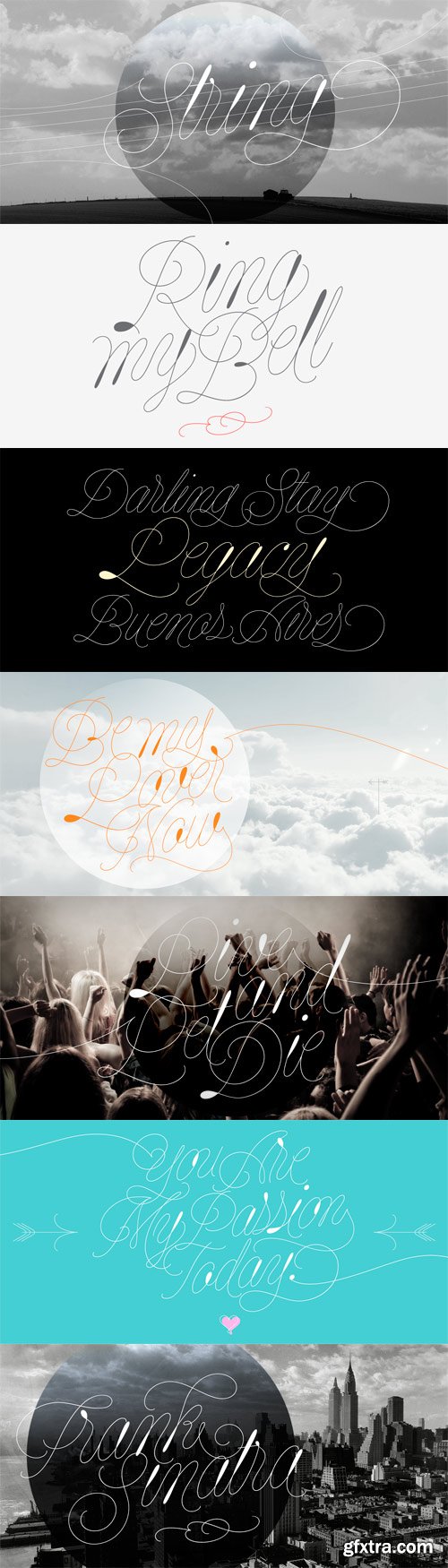 String Font Family - 2 Fonts for $86 String Font Family - 2 Fonts for $86