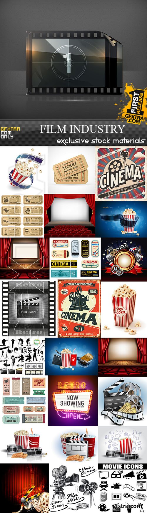 Film Industry Collection, 25xEPS