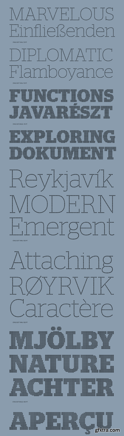 Stag Dot Font Family - 2 Fonts for $75 Stag Dot Font Family - 2 Fonts for $75