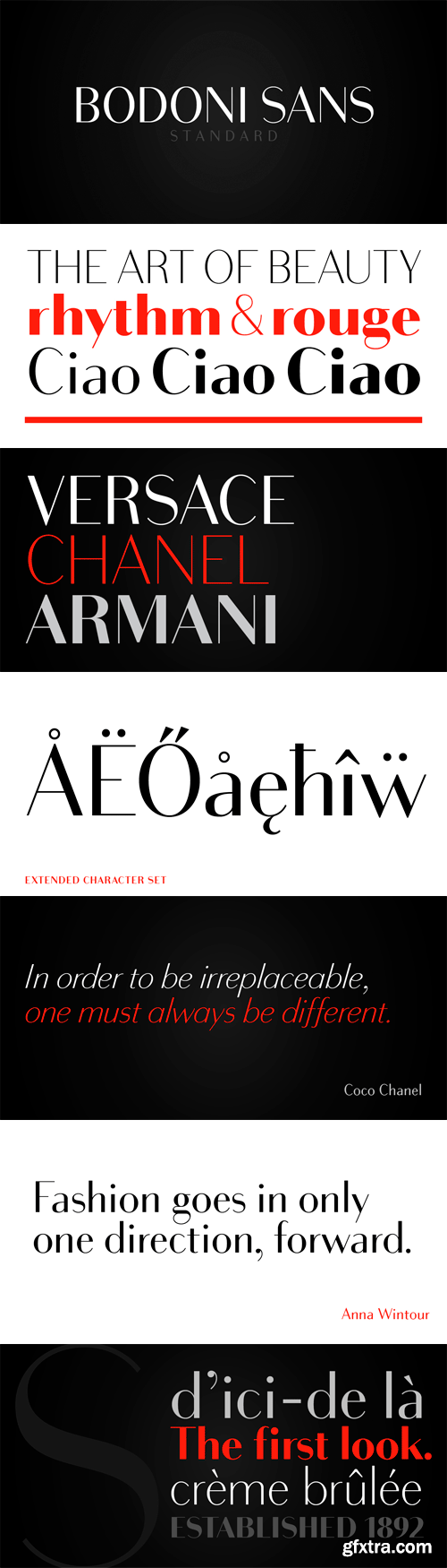 Bodoni Sans Font Family - 8 Fonts for $195 Bodoni Sans Font Family - 8 Fonts for $195