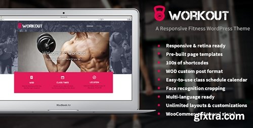 ThemeForest - Workout v1.1.11 - A Responsive WordPress Gym Theme
