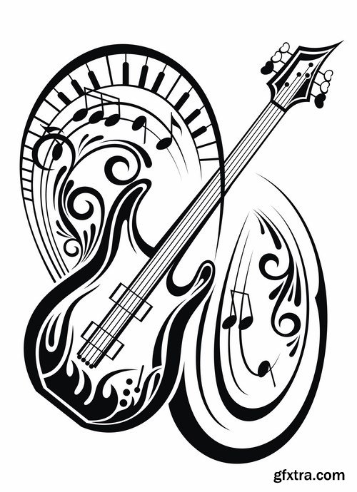 Tatoo elements,25 x EPS