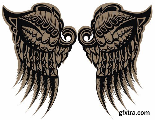 Tatoo elements,25 x EPS