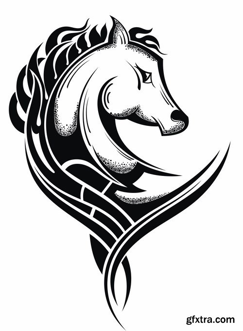 Tatoo elements,25 x EPS