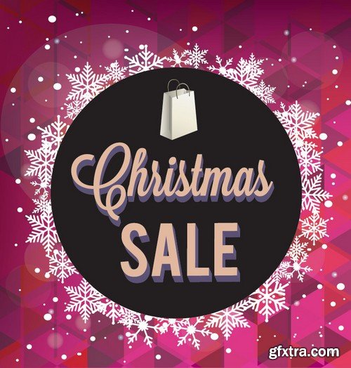 Stock Vectors - Christmas Sale, 25xEPS