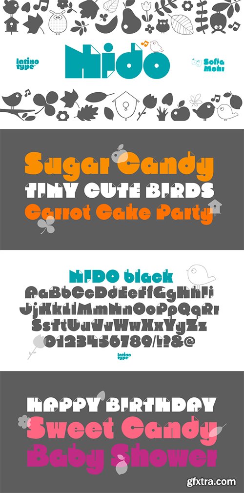 Nido Font Family - 5 Fonts $95 Nido Font Family - 5 Fonts $95