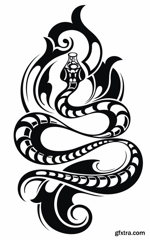 Tattoo elements 2,25 x EPS