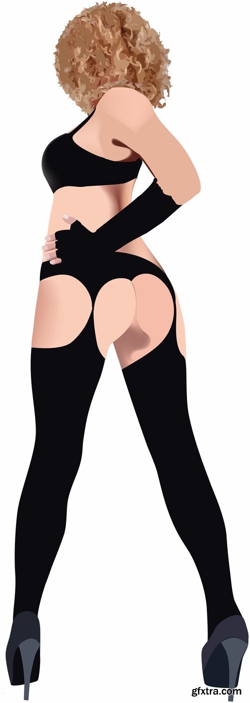Very Sexy Women in Vector #4, 25xEPS