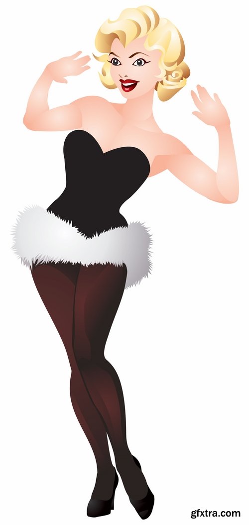 Very Sexy Women in Vector #4, 25xEPS