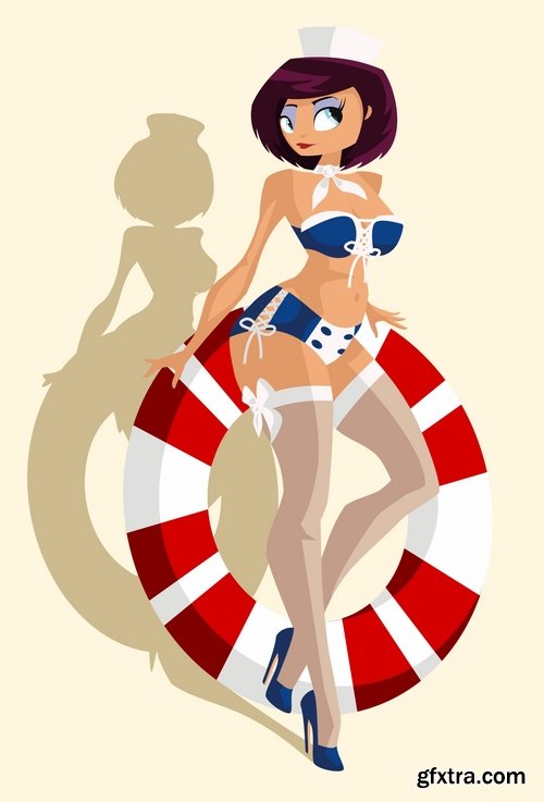 Very Sexy Women in Vector #4, 25xEPS