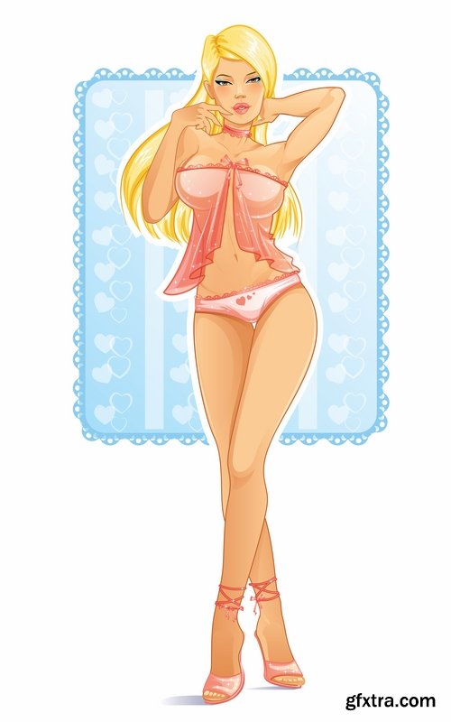 Very Sexy Women in Vector #4, 25xEPS