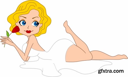 Very Sexy Women in Vector #4, 25xEPS