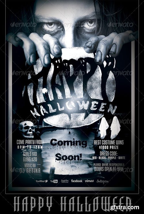 Halloween Flyer/Poster Template 5445812