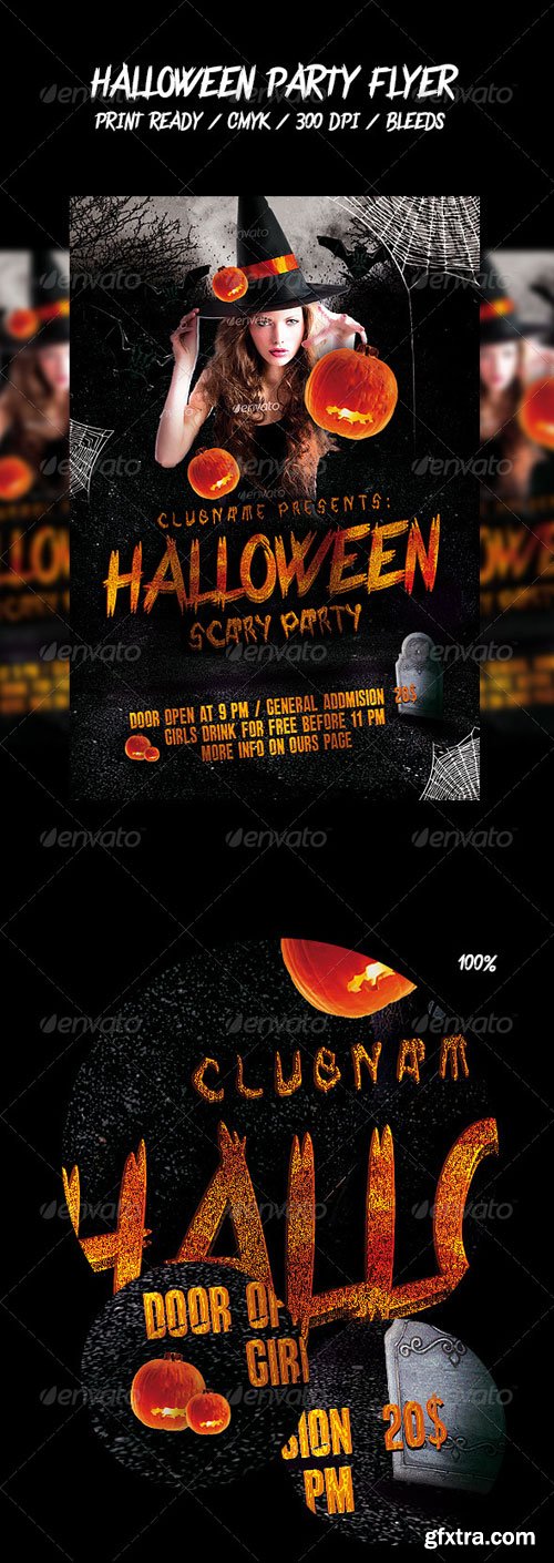 Halloween Party Flyer 5483487