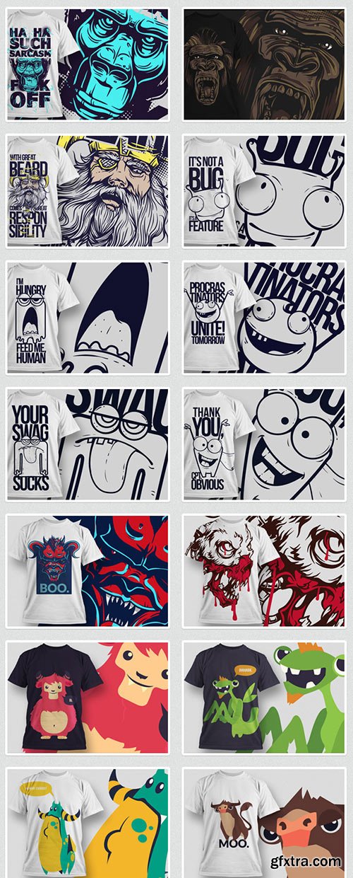 120 T-shirt Designs worth $1,800