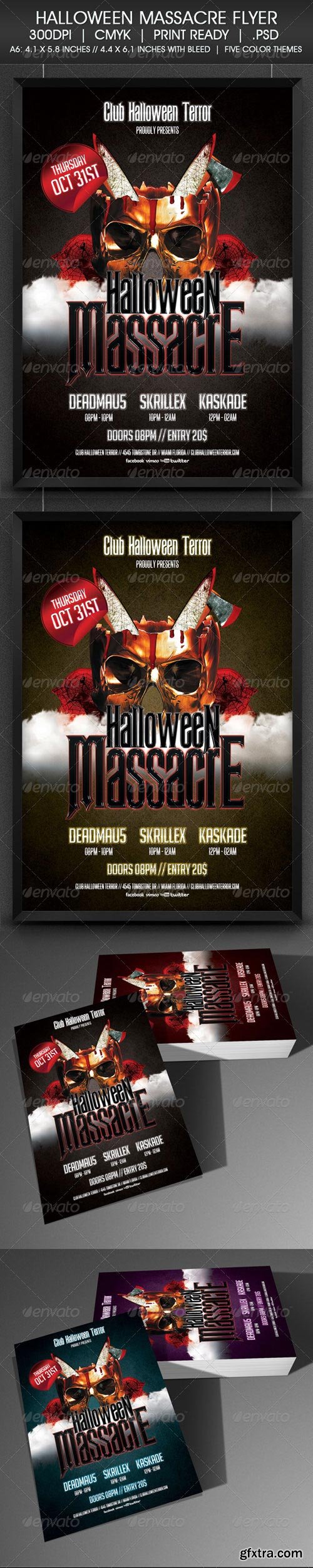 Halloween Massacre Flyer 5540454