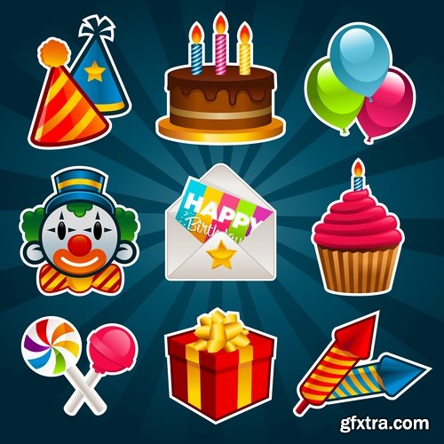 Collection of various gift cards vector images #2-25 Eps