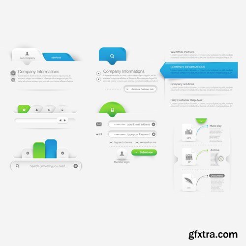 Web Elements Collection 2, 25xEPS