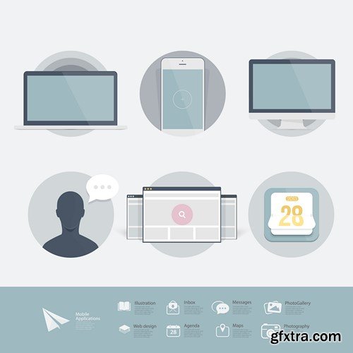 Web Elements Collection 2, 25xEPS