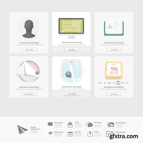 Web Elements Collection 2, 25xEPS