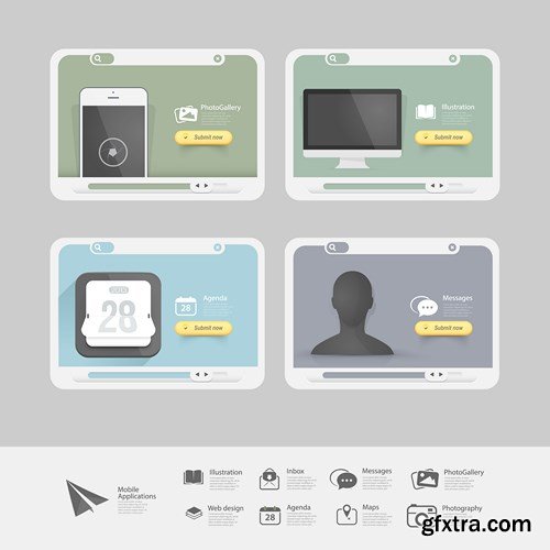 Web Elements Collection 2, 25xEPS
