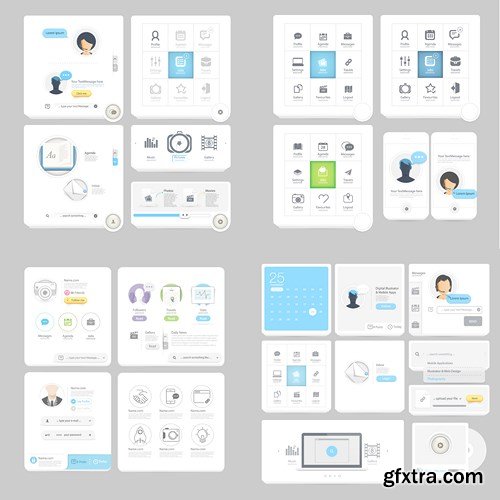 Web Elements Collection 2, 25xEPS