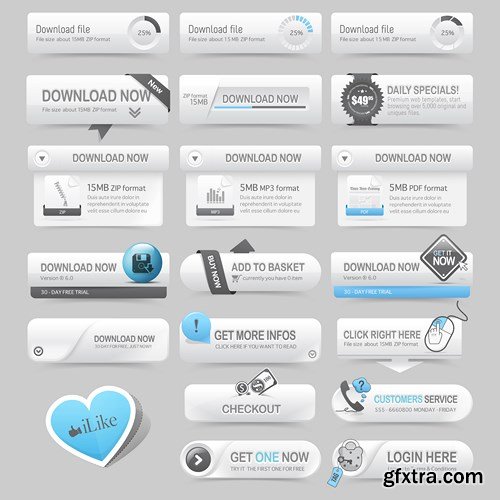 Web Elements Collection 2, 25xEPS