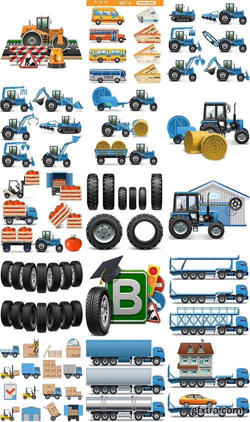 Auto and Equipment Collection #3, 25xEPS