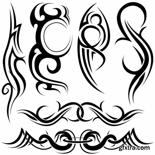 Tattoo elements 3,25 x EPS