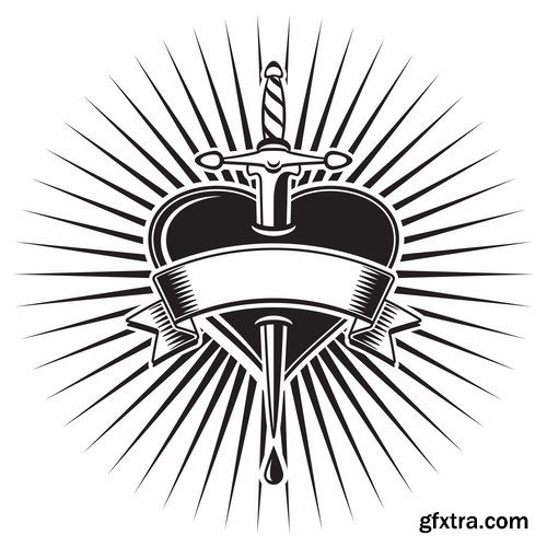 Tattoo elements 3,25 x EPS