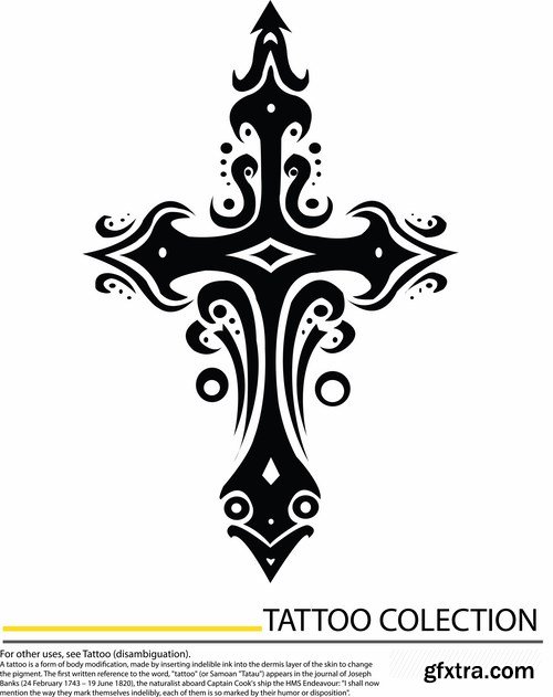 Tattoo elements 3,25 x EPS