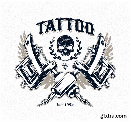 Tattoo elements 3,25 x EPS