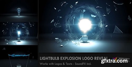 Videohive - Light Bulb Explosion Logo Reveal