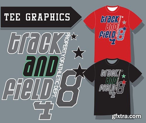 T-Shirts Design Collection, 25xEPS