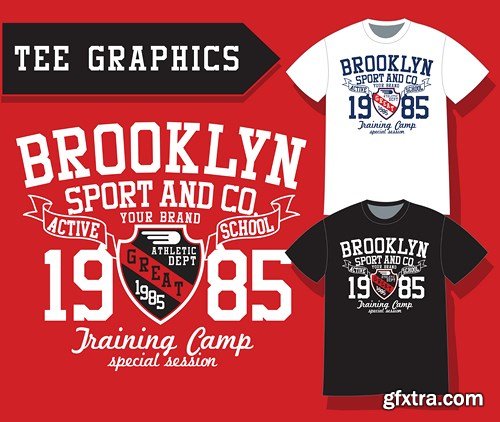 T-Shirts Design Collection, 25xEPS