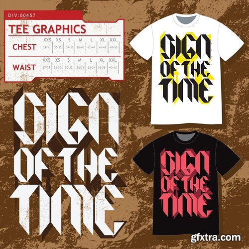 T-Shirts Design Collection, 25xEPS