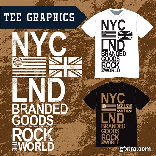 T-Shirts Design Collection, 25xEPS