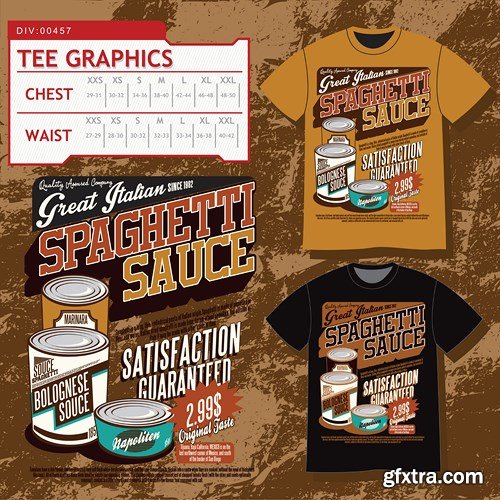 T-Shirts Design Collection, 25xEPS