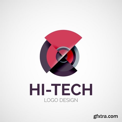 Collection of icons of high-tech technology 25 Eps