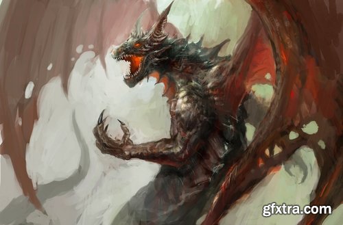 Collection of mythical creatures 25 UHQ Jpeg