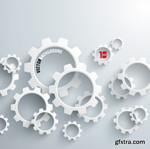 3D Paper and Elements of Design, 15xEPS